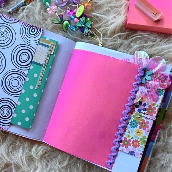 Nostalgic 90s Themed JUNK JOURNAL " Butterfly " | Single Signature - Picture 8 of 14